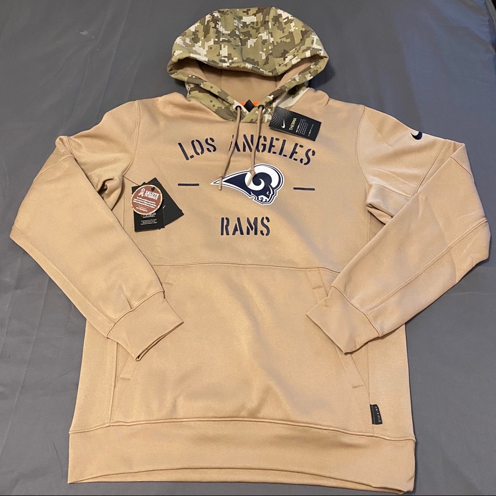 Nike NFL LA Rams Salute To Service DriFit Pullover